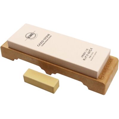 King - G-1 - 8000 - avec Support - Sharpening Stone - Publicité King - G-1 - 8000 - avec Support - Sharpening Stone - Publicité