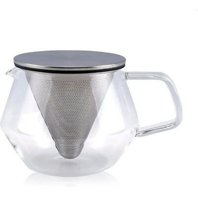 KINTO - CARAT - 600 ml - Edelstahl-Infuser - Teekanne KINTO - CARAT - 600 ml - Edelstahl-Infuser - Teekanne