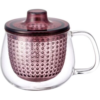 Kinto UNITEA Czerwone wino 350ml Filiżanka z sitkiem i pokrywką Kinto UNITEA Czerwone wino 350ml Filiżanka z sitkiem i pokrywką