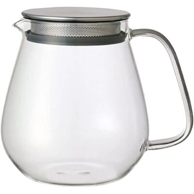 KINTO UNITEA Ein-Touch Teekanne - Hitzebeständiges Glas - 720ml KINTO UNITEA Ein-Touch Teekanne - Hitzebeständiges Glas - 720ml