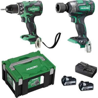 HiKOKI KC18DPLWDZ 18V Lithium-Ionen Akku Set - Bohrmaschine & Schlagschrauber HiKOKI KC18DPLWDZ 18V Lithium-Ionen Akku Set - Bohrmaschine & Schlagschrauber