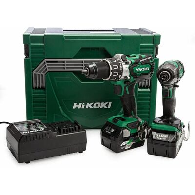 Hikoki Kc18dpljaz Twin Pack 18V Drill & Impact Driver - Power Tools Set Hikoki Kc18dpljaz Twin Pack 18V Drill & Impact Driver - Power Tools Set