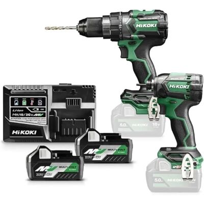 HiKOKI KC18DCWBZ Impact & Drill Set - Power Tools HiKOKI KC18DCWBZ Impact & Drill Set - Power Tools