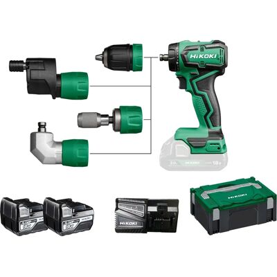 Hikoki DS18DDQ 5Ah Set - Kraftfull och kompakt trådlös drill Hikoki DS18DDQ 5Ah Set - Kraftfull och kompakt trådlös drill