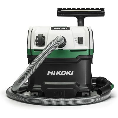 HiKOKI RP200YLWAZ Aspirapolvere 1200W Asciutto/Umido - 20L - Leggero HiKOKI RP200YLWAZ Aspirapolvere 1200W Asciutto/Umido - 20L - Leggero
