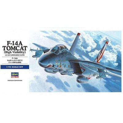 Hasegawa F-14A Tomcat Hoge Zichtbaarheid Model - Plastic Model Hasegawa F-14A Tomcat Hoge Zichtbaarheid Model - Plastic Model