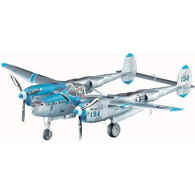 Modello Hasegawa P-38J Lightning - Kit aeronautico scala 1/48 Modello Hasegawa P-38J Lightning - Kit aeronautico scala 1/48