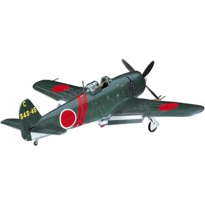 Hasegawa Kit Modello Kawanishi N1K2-J Shidenkai Tardo Hasegawa Kit Modello Kawanishi N1K2-J Shidenkai Tardo