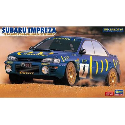 Hasegawa Subaru Impreza 1994 Ganador Rally Hong Plastic Model - 20589 Hasegawa Subaru Impreza 1994 Ganador Rally Hong Plastic Model - 20589