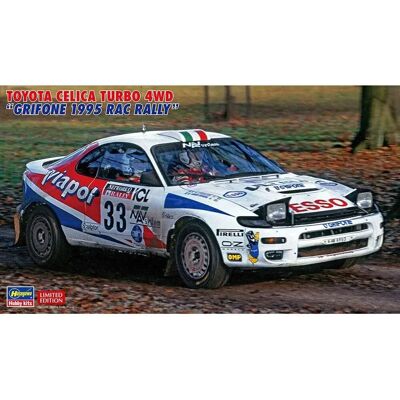 Hasegawa Toyota Celica Turbo 4WD Grifone 1995 Modello - Kit di plastica Hasegawa Toyota Celica Turbo 4WD Grifone 1995 Modello - Kit di plastica