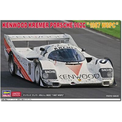 Hasegawa Porsche 962C 1987 WSPC Kunststoffmodell - 1/24 Hasegawa Porsche 962C 1987 WSPC Kunststoffmodell - 1/24