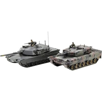 Hasegawa - 30069 1/72 Abrams Leopard 2 NATO - Combo - Modellbausatz Hasegawa - 30069 1/72 Abrams Leopard 2 NATO - Combo - Modellbausatz