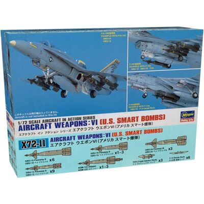 Hasegawa U.S. Waffen Set VI: Smart Bomben 1/72 Hasegawa U.S. Waffen Set VI: Smart Bomben 1/72