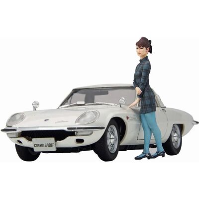 Hasegawa Mazda Cosmo Sports L10B Modell - Kunststoff, 1/24 - Unlackiert Hasegawa Mazda Cosmo Sports L10B Modell - Kunststoff, 1/24 - Unlackiert