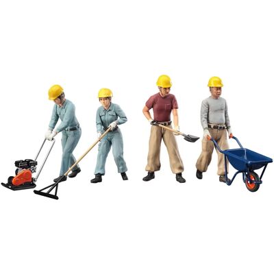 Hasegawa 66003 - Bauarbeiter Set A Hasegawa 66003 - Bauarbeiter Set A