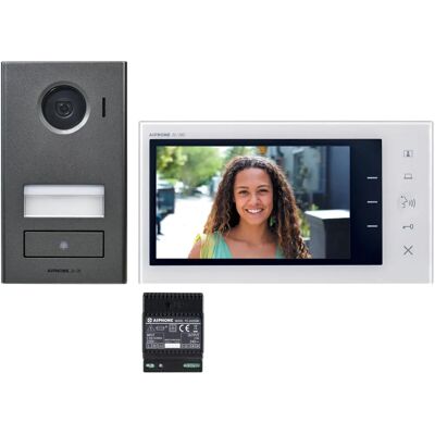 Kit Vidéophone AIPHONE JVS1V - Écran Mince 7'' - Platine Extérieure Résistante - Publicité Kit Vidéophone AIPHONE JVS1V - Écran Mince 7'' - Platine Extérieure Résistante - Publicité