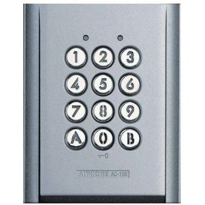 Aiphone Metall-Tastatur - 100 Codes - 2 Relais - Sicherheitszugang Aiphone Metall-Tastatur - 100 Codes - 2 Relais - Sicherheitszugang