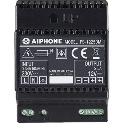 Aiphone PS1225DM Alimentation - 12V 2,5A - Source d'énergie - Publicité Aiphone PS1225DM Alimentation - 12V 2,5A - Source d'énergie - Publicité