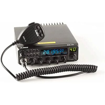 Stacja radiowa amatorska ALINCO DX-10 - 28-29,7 MHz, 40 Kanały, 25W Stacja radiowa amatorska ALINCO DX-10 - 28-29,7 MHz, 40 Kanały, 25W