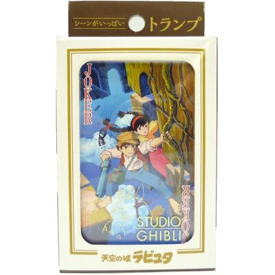 Cartes à jouer Studio Ghibli Château dans le ciel - Publicité Cartes à jouer Studio Ghibli Château dans le ciel - Publicité