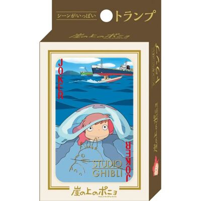 Cartes à jouer Ponyo Benelic - 54 scènes du film - Publicité Cartes à jouer Ponyo Benelic - 54 scènes du film - Publicité