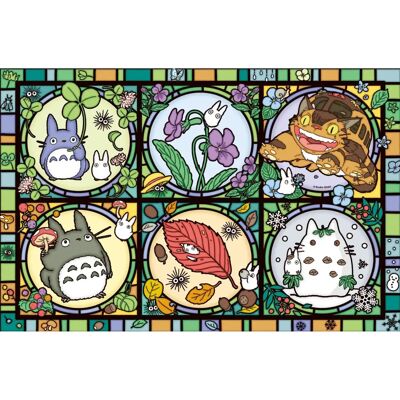 Ensky ENS19923 Puzzle - Toutes Saisons - 1000P Puzzle en Vitrail - Publicité Ensky ENS19923 Puzzle - Toutes Saisons - 1000P Puzzle en Vitrail - Publicité