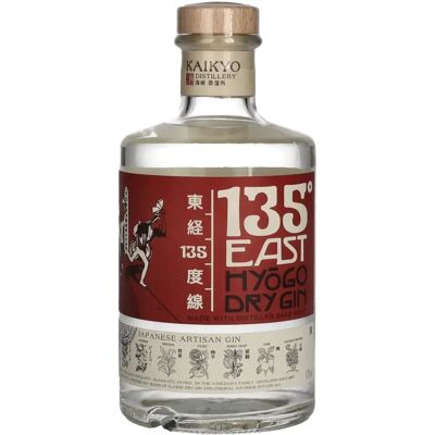 Kaikyō Hyogo Dry Gin - 135° East - Japanese & Western Botanicals - 42% 0.7L Kaikyō Hyogo Dry Gin - 135° East - Japanese & Western Botanicals - 42% 0.7L