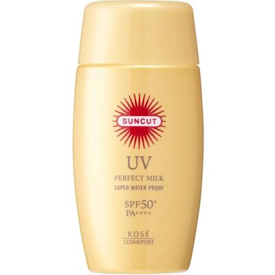 Lait Solaire Kose SPF50+ Suncut Perfect - Sans parfum - 60 ml - Crème solaire - Publicité Lait Solaire Kose SPF50+ Suncut Perfect - Sans parfum - 60 ml - Crème solaire - Publicité