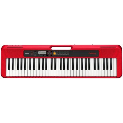 Casio CT-S200 MIDI-Keyboard - Bærbar 61 Tangenter, Rød & Hvit Casio CT-S200 MIDI-Keyboard - Bærbar 61 Tangenter, Rød & Hvit