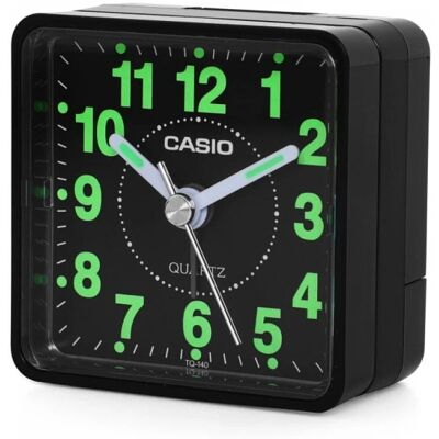Casio TQ-140-1DF Reloj Despertador - Analógico, Batería, Luz de neón Casio TQ-140-1DF Reloj Despertador - Analógico, Batería, Luz de neón