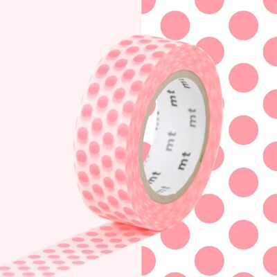 Fluorescencyjna czerwona taśma Masking Tape - 1,5cm x 7m Fluorescencyjna czerwona taśma Masking Tape - 1,5cm x 7m