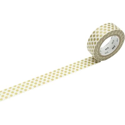 YOUDOIT Złota Kropkowana Taśma Maskująca - 1,5cm x 7m YOUDOIT Złota Kropkowana Taśma Maskująca - 1,5cm x 7m
