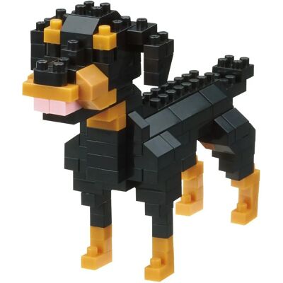 Nanoblock Rottweiler - Spielzeugmodell - 140 Stücke Nanoblock Rottweiler - Spielzeugmodell - 140 Stücke