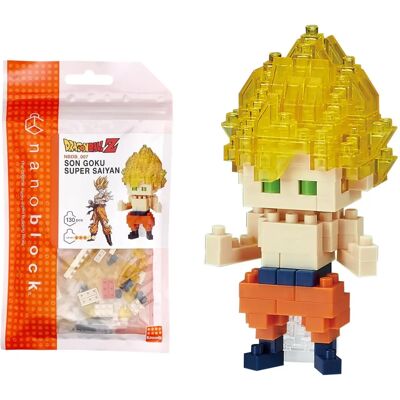 Nanoblock Goku Super Saiyan - Bauspielzeug - NBDB-007 Nanoblock Goku Super Saiyan - Bauspielzeug - NBDB-007