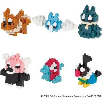 Nanoblock Mini Pokémon Kolekcja - Zabawka do Budowania Nanoblock Mini Pokémon Kolekcja - Zabawka do Budowania