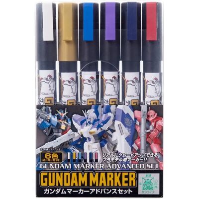 Zestaw zaawansowanych markerów Gundam GMS-124 - Bandai - Modele Zestaw zaawansowanych markerów Gundam GMS-124 - Bandai - Modele