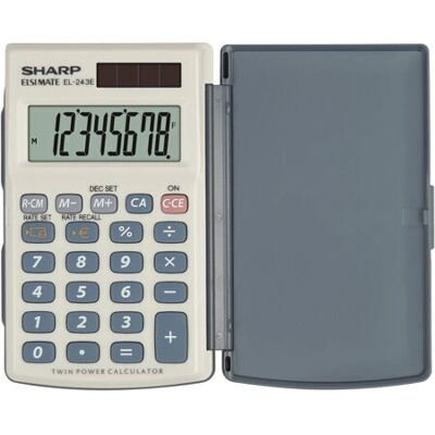 Calcolatrice tascabile Sharp EL-243E - Base Calcolatrice tascabile Sharp EL-243E - Base