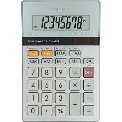 Sharp EL-330ER Graue Taschenrechner - Rechner Sharp EL-330ER Graue Taschenrechner - Rechner