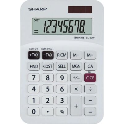 Sharp EL-330FB White Calculator - Calculator Sharp EL-330FB White Calculator - Calculator