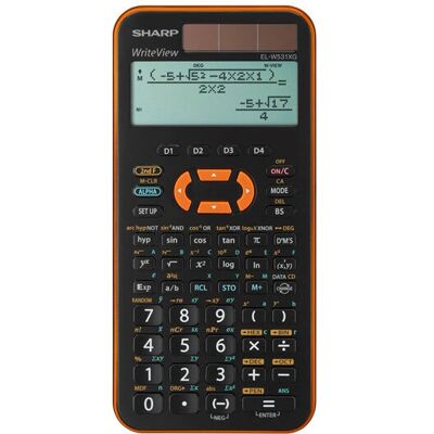 Sharp EL-W531XG Wissenschaftlicher Taschenrechner - Orange Sharp EL-W531XG Wissenschaftlicher Taschenrechner - Orange