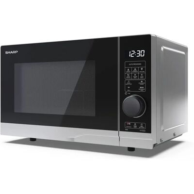 Sharp YC-PG204AU-S 20L 700W Microwave Oven with 900W Grill Function - Silver Sharp YC-PG204AU-S 20L 700W Microwave Oven with 900W Grill Function - Silver