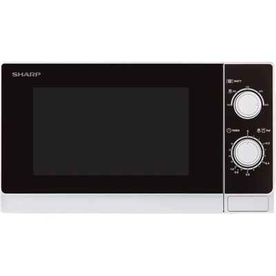 Four à micro-ondes Sharp R-200WW - 20L, 800W, blanc - Publicité Four à micro-ondes Sharp R-200WW - 20L, 800W, blanc - Publicité