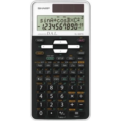Calculatrice Scientifique Sharp EL506TSBWH - 470 Fonctions Calculatrice Scientifique Sharp EL506TSBWH - 470 Fonctions