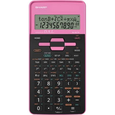 Sharp EL531THBPK Pink Wissenschaftlicher Taschenrechner - Taschenrechner Sharp EL531THBPK Pink Wissenschaftlicher Taschenrechner - Taschenrechner
