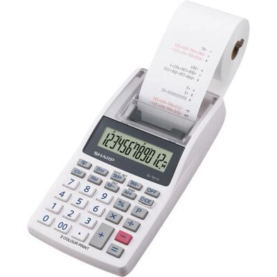 Beräkningsmaskin Sharp EL-1611V - 12-siffrig, Automatisk Av/På Beräkningsmaskin Sharp EL-1611V - 12-siffrig, Automatisk Av/På