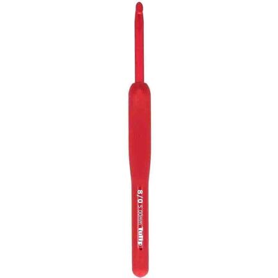 Crochet Tulip Softgrip Ergonômico - 5mm Vermelho - Ferramenta de crochê Crochet Tulip Softgrip Ergonômico - 5mm Vermelho - Ferramenta de crochê