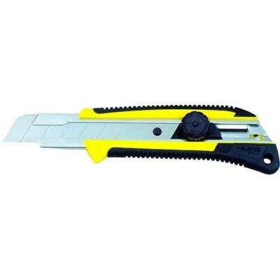 Taglierino Tajima Extra Forte - 25mm con Impugnatura Confortevole e Blocco Lama Taglierino Tajima Extra Forte - 25mm con Impugnatura Confortevole e Blocco Lama