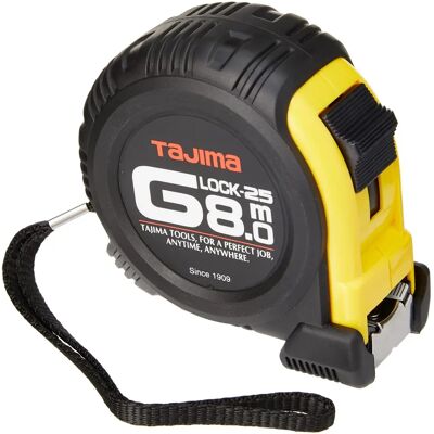 Tajima G-LOCK 8M Magnetic Tape Measure - Measuring Tool Tajima G-LOCK 8M Magnetic Tape Measure - Measuring Tool