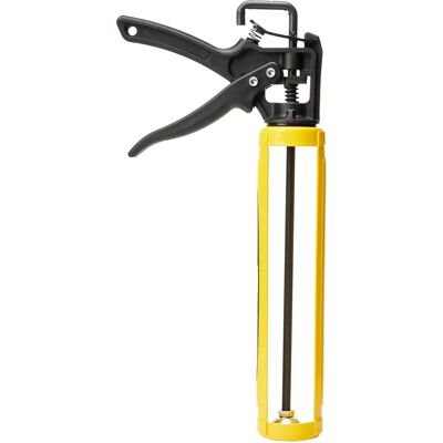 Pistola de silicone Tajima - Sistema de dupla empurrar - 310ml - Profissional Pistola de silicone Tajima - Sistema de dupla empurrar - 310ml - Profissional