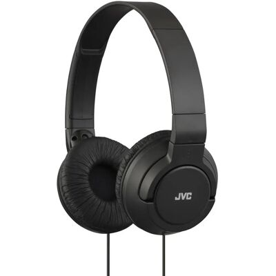 JVC Vouwbare Lichtgewicht Krachtige Bas Over-Ear Koptelefoon - ZWART JVC Vouwbare Lichtgewicht Krachtige Bas Over-Ear Koptelefoon - ZWART